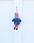 Christmas Tree Pig With String Lights Ornament