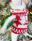 Christmas Party Mouse Ornament