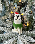 Christmas Puppy Ornament