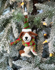 Christmas Puppy Ornament