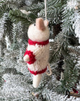 Red Truck Sweater Mice Ornament
