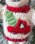 Red Truck Sweater Mice Ornament