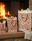 Festive Treats and Drinks Holiday Paper Gift Bag Set