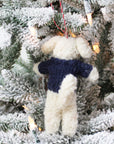 Cream Curly Doodle With Curly Doodle Sweater Ornament (LIMITED QUANTITY)