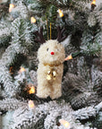 Reindeer Jingle Bells Doodle Ornament