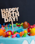 Wood Custom Cake/Cupcake topper