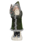Velvet Belsnickle Santa Ornament