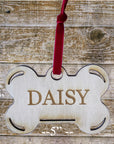 Personalized Large Dog Bone Ornament