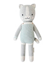 Dylan The Kitten- Hand Knit Cuddle + Kind Doll with Personalized Bag