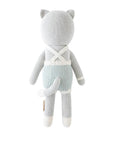 Dylan The Kitten- Hand Knit Cuddle + Kind Doll with Personalized Bag