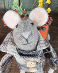 Pumpkin Wagon Mouse Décor
