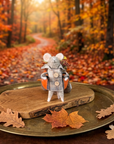 Pumpkin Wagon Mouse Décor