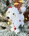 Festive Dog Christmas Ornament