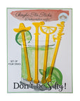 Fiesta Don't Be Salty Margarita Acrylic Stir Sticks
