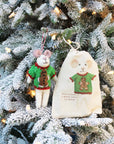 Gingerbread Man - Sweater Mouse Ornament