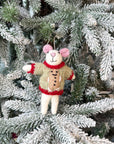 Christmas cookie - Sweater Mouse Ornament