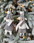 Glitter Sweater Mouse Ornament