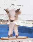 LIMITED QUANTITY Goat Happy Birthday Cake Topper