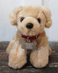 Mini Plush Puppy Dog Toy With Personalized Tag