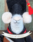 Graduation Mouse Ornament