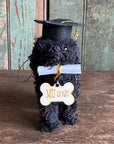 Graduation Doodle Dog Ornament