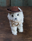 Cowboy Doodle Dog Ornament