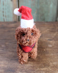 Santa Claus Doodle Dog Ornament