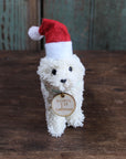 Puppy's First Christmas Doodle Dog Ornament