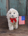 Patriotic Doodle Dog Ornament
