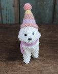 Winter Doodle Dog Ornament