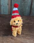 Winter Doodle Dog Ornament