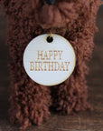 Happy Birthday Doodle Dog Ornament in Gift Box