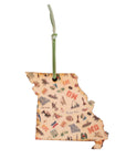 Plywood Missouri Wood Ornament