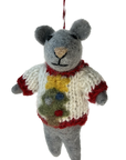 Mice In Sweaters Christmas Wrapping Paper