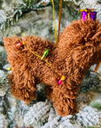 Naughty Doodle Dog Ornament