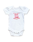 Boots Are Made For Crawling Baby Onesie