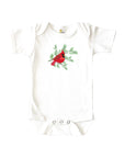 Cardinal On Snowy Branch Baby Onesie