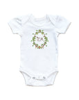 Personalized Monogram Forest Crest Onesie