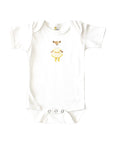 Fox With Gold Tutu Baby Onesie
