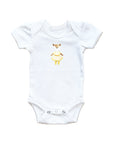 Fox With Gold Tutu Baby Onesie