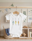 Fishing Lures Baby Onesie
