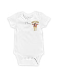 Personalized Baby Gift Set | Custom Name Onesie & Keepsake Suitcase