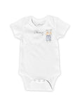 Personalized Baby Gift Set | Custom Name Onesie & Keepsake Suitcase