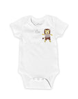Personalized Baby Gift Set | Custom Name Onesie & Keepsake Suitcase