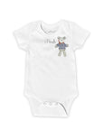 Personalized Baby Gift Set | Custom Name Onesie & Keepsake Suitcase