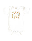 Peek-A-Doodle Collage Baby Onesie