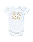 Peek-A-Doodle Collage Baby Onesie