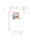 Party Animal Pastel Colors Baby Onesie