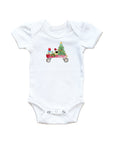 Red Wagon Baby Onesie