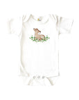 Sitting Deer Baby Onesie